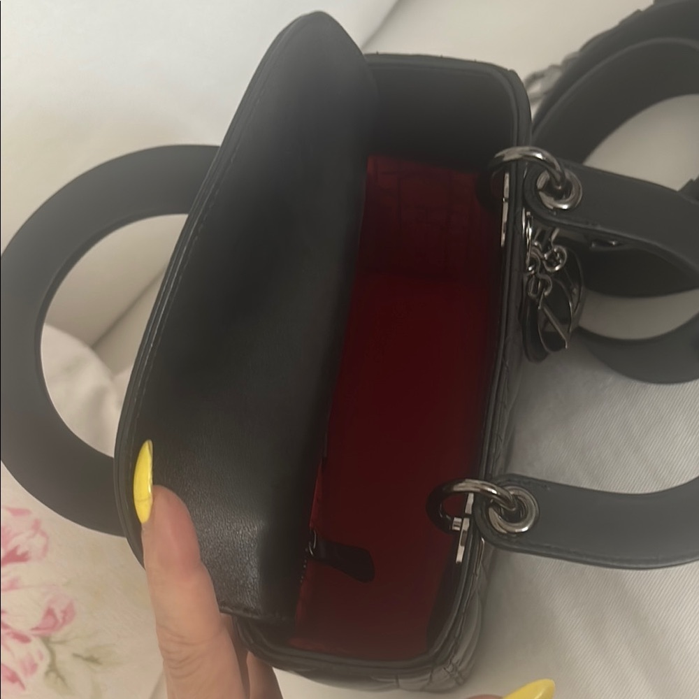 Christian Dior Lady Dior ABC black gunmetal hardware - Picture 9 of 15